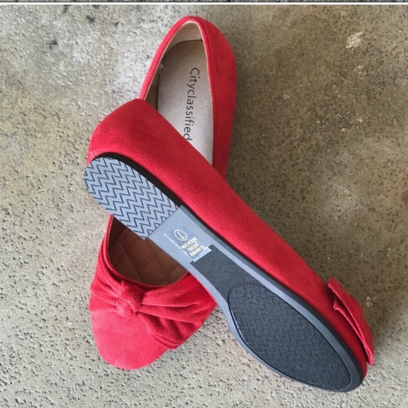 City classified red ballet flats - Picture 2 of 3